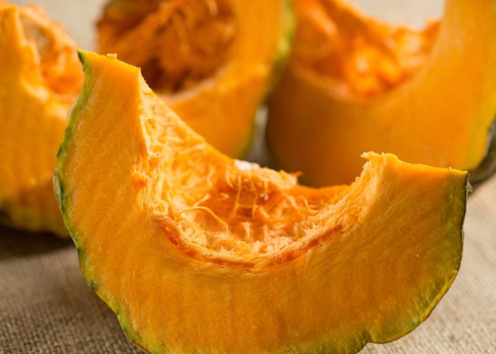 Calabaza en trozos